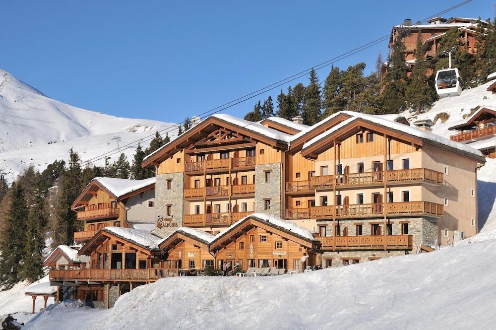 Hotel Carlina By Les Etincelles La Plagne Bagian luar foto