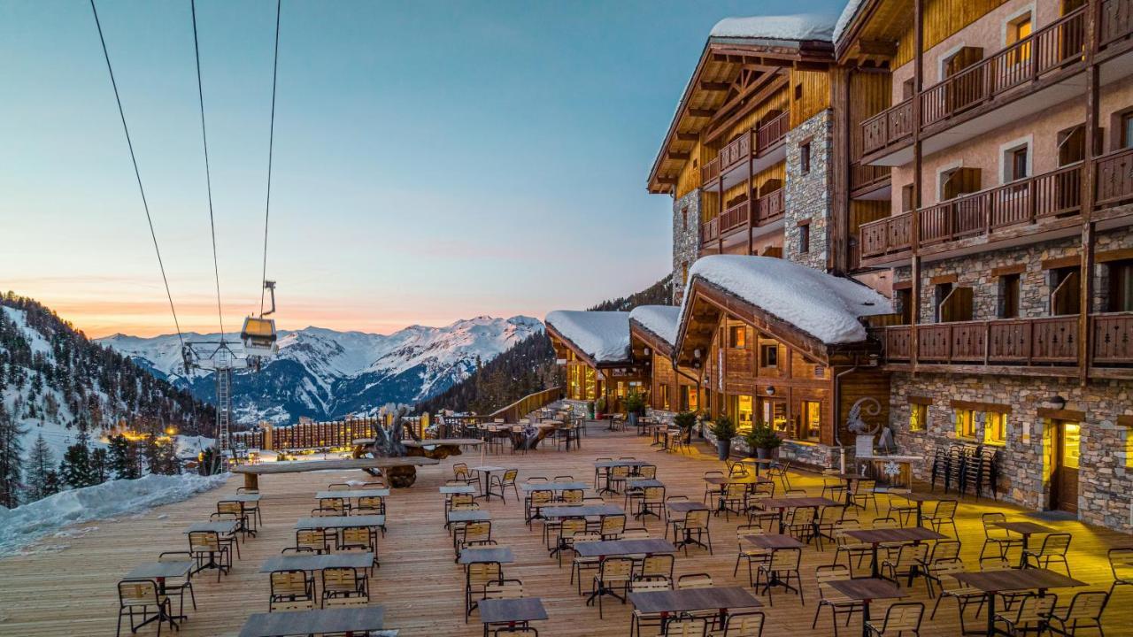 Hotel Carlina By Les Etincelles La Plagne Bagian luar foto