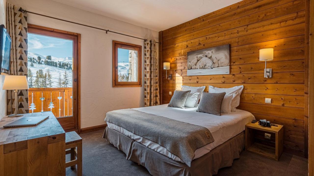 Hotel Carlina By Les Etincelles La Plagne Bagian luar foto