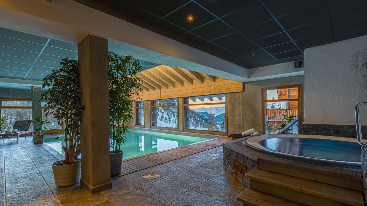 Hotel Carlina By Les Etincelles La Plagne Bagian luar foto