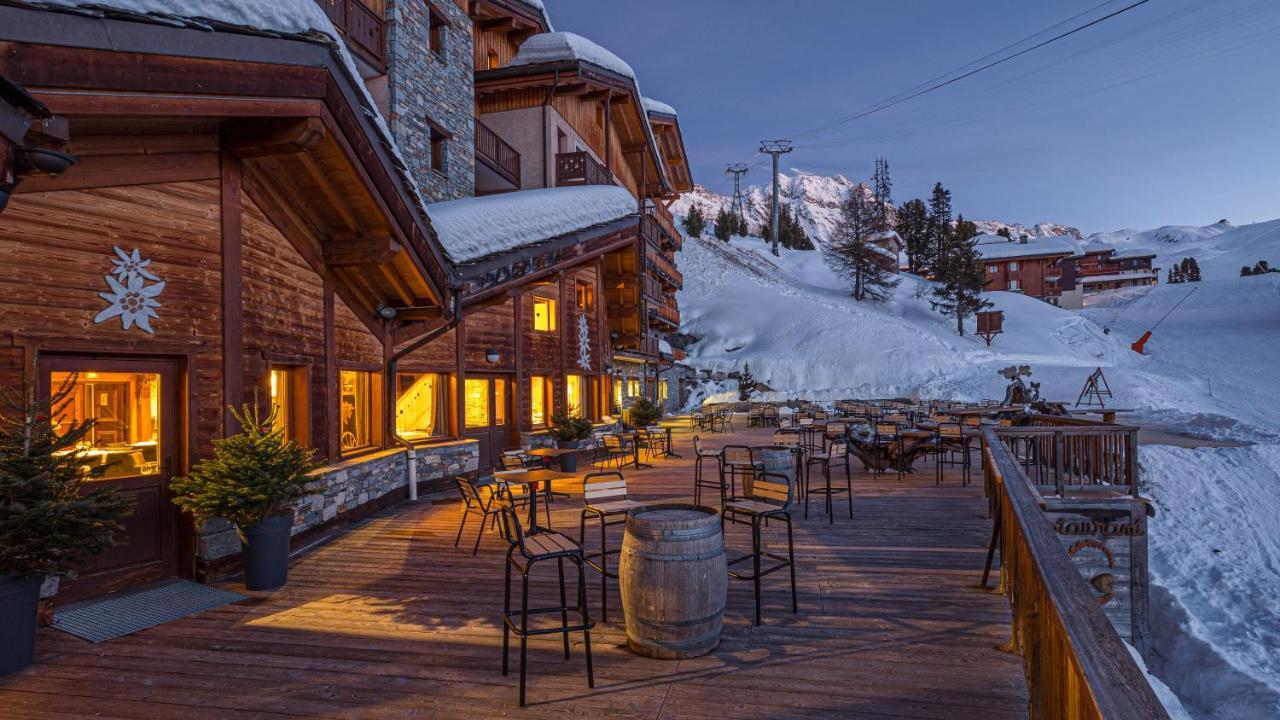 Hotel Carlina By Les Etincelles La Plagne Bagian luar foto