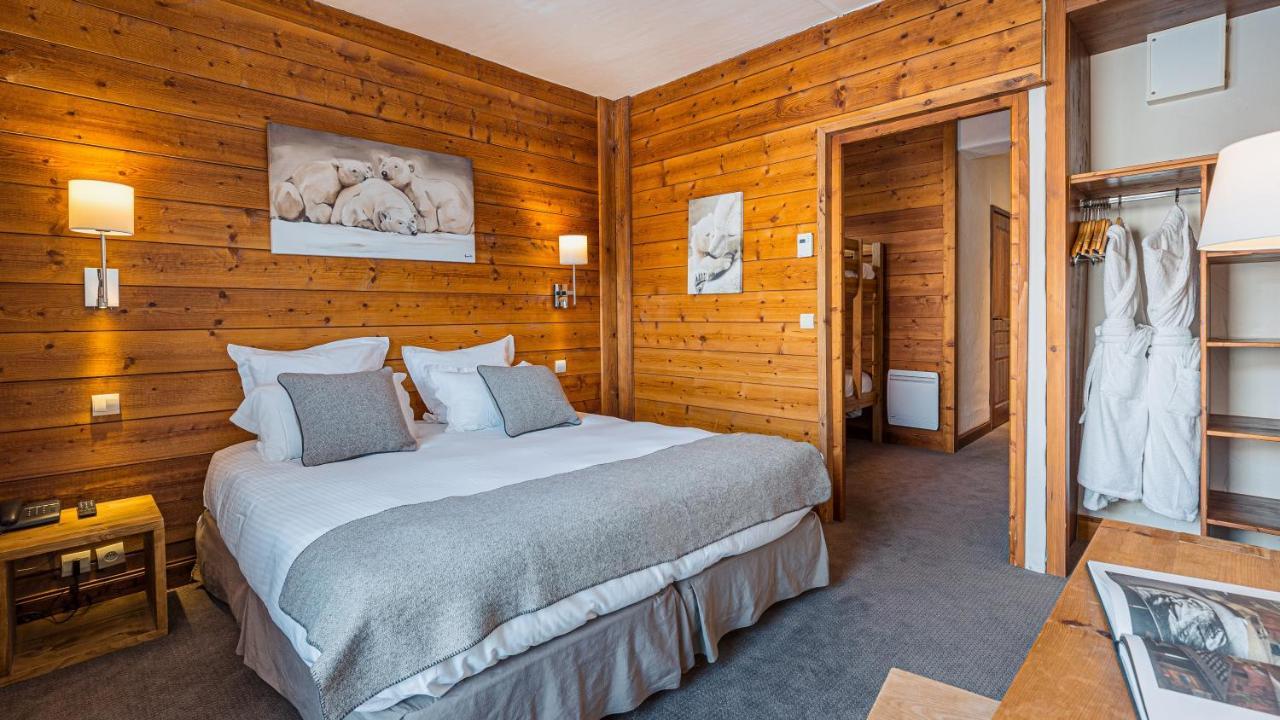 Hotel Carlina By Les Etincelles La Plagne Bagian luar foto