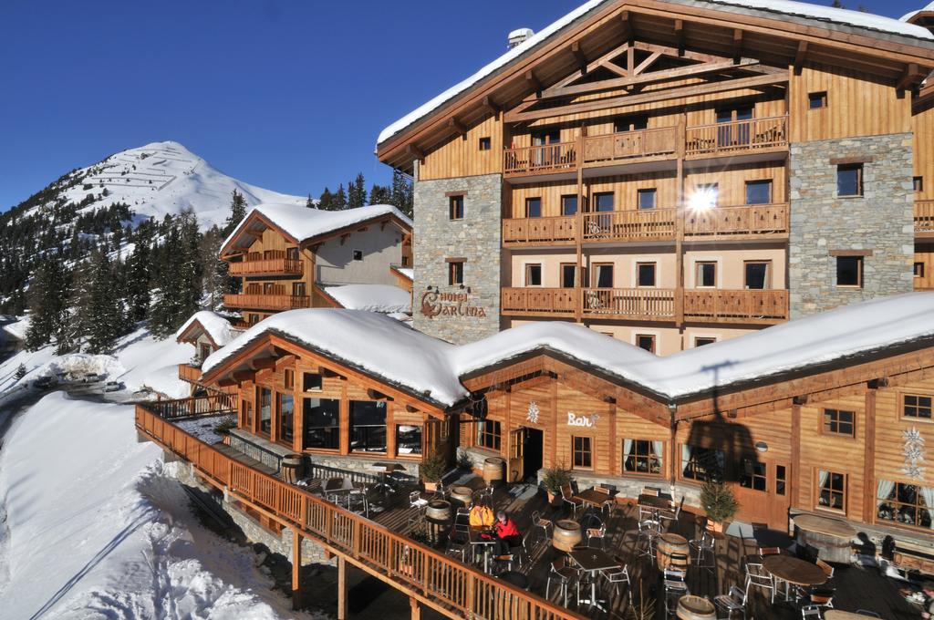 Hotel Carlina By Les Etincelles La Plagne Bagian luar foto